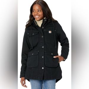 Carhartt Womens Loose Fit Weathered Duck Coat